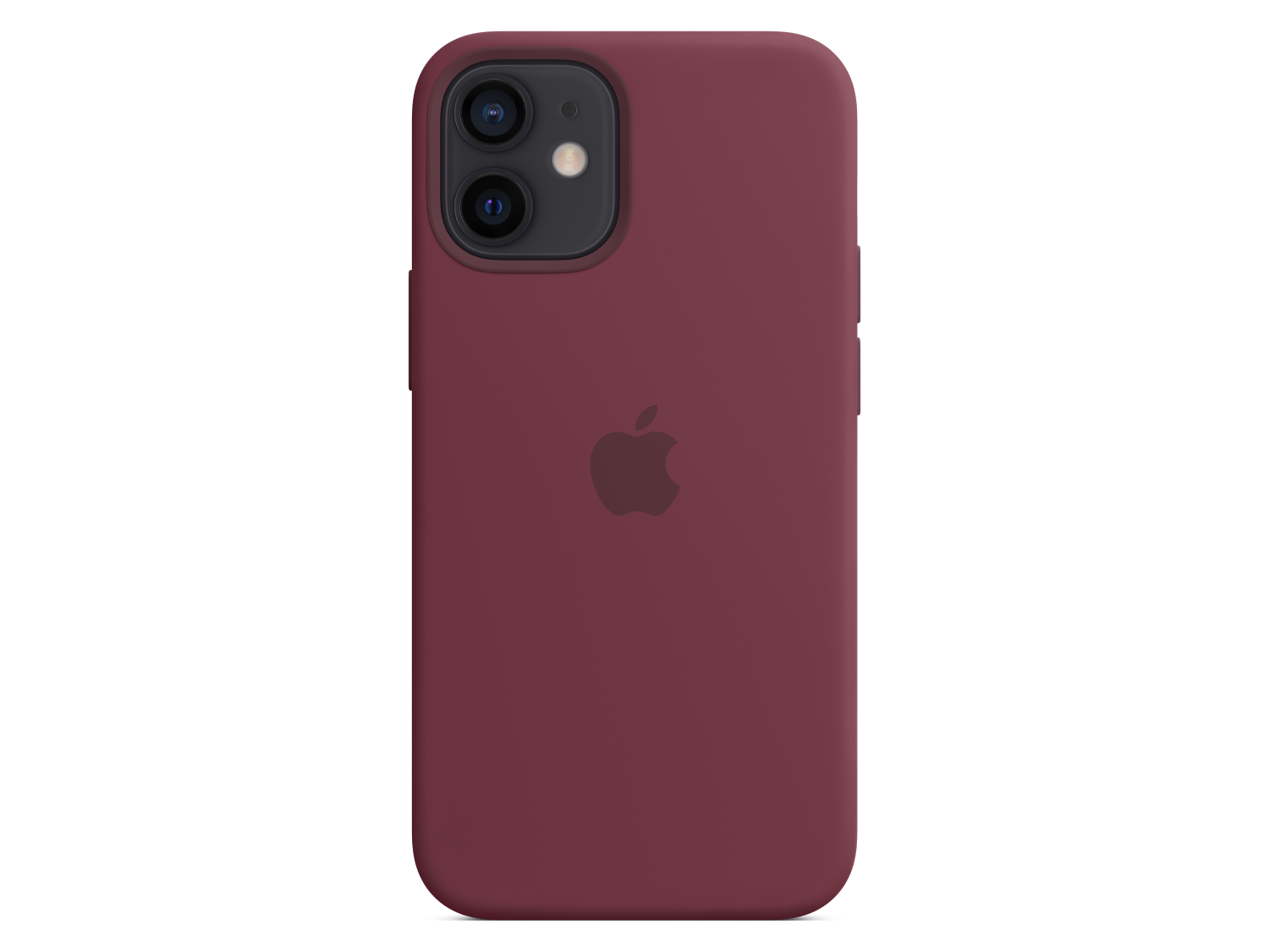 Apple iPhone 12 mini Silikon Case mit MagSafe Pflaume günstig kaufen